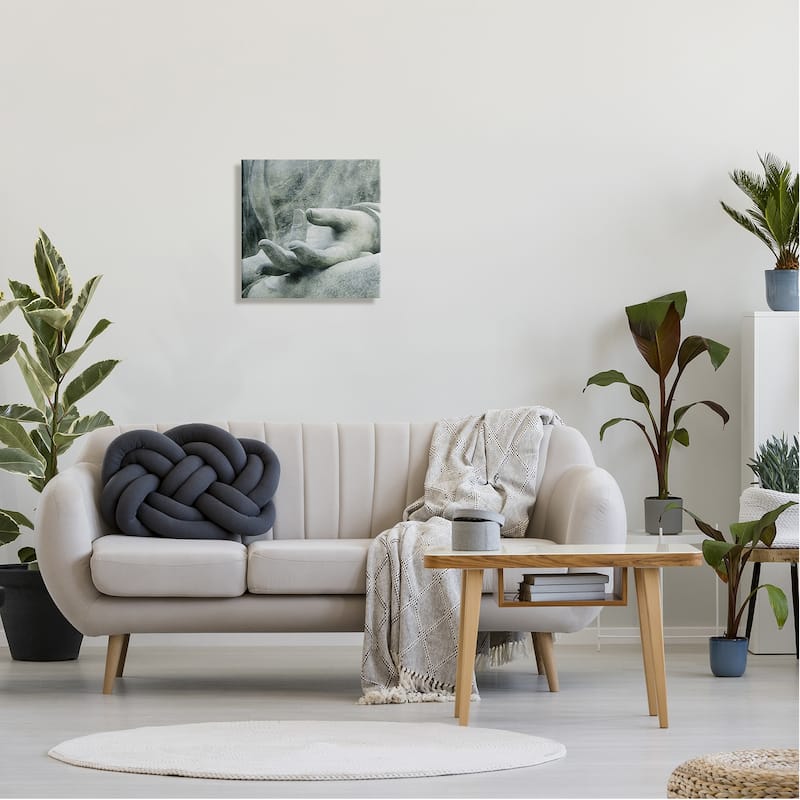 Stupell Buddha Meditation Hands Canvas Wall Art Design by LSR Design Studio
