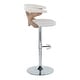 preview thumbnail 125 of 141, Carson Carrington Viby Adjustable Bar Stool with Rounded T Footrest (Set of 2)