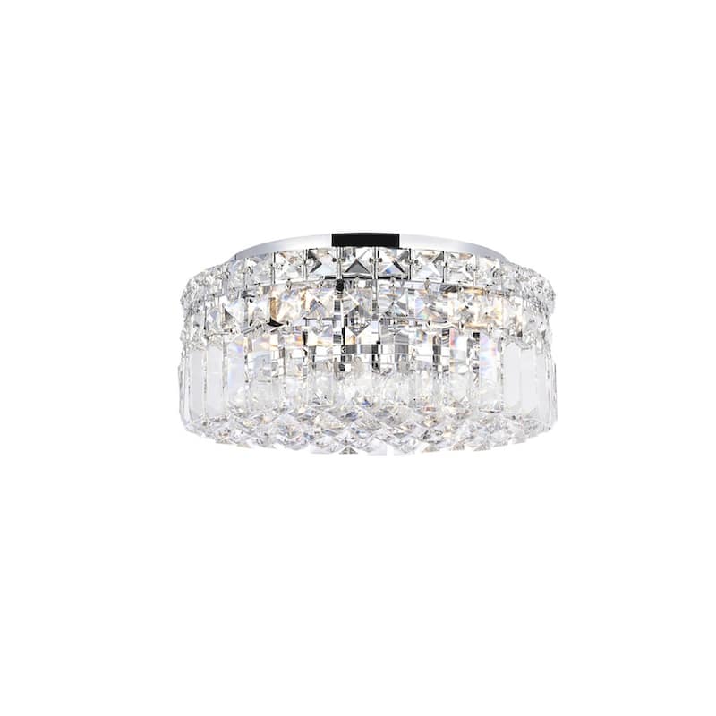 Graham 4-light 12-inch Flush-Mount Chandelier - 12 Inch