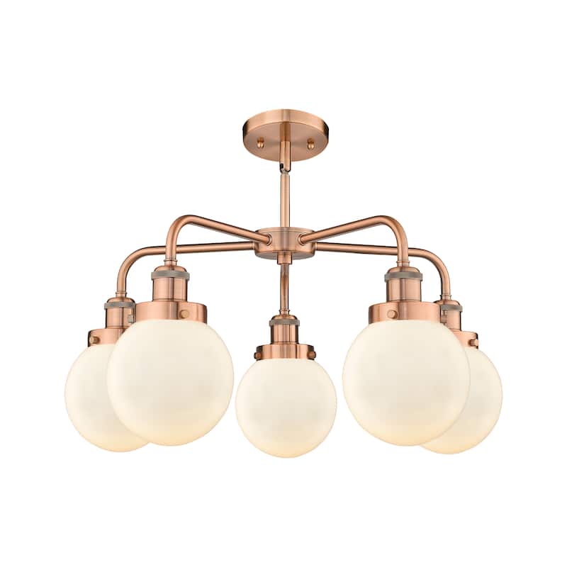 Innovations Lighting Beacon - 5 Light 24" Stem Hung Chandelier
