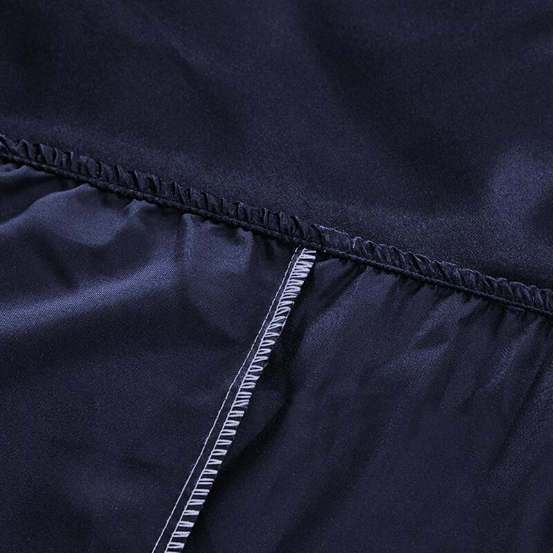 Silky Satin Bed Sheets Set Pillowcase Deep Pocket Flat Fitted Sheet