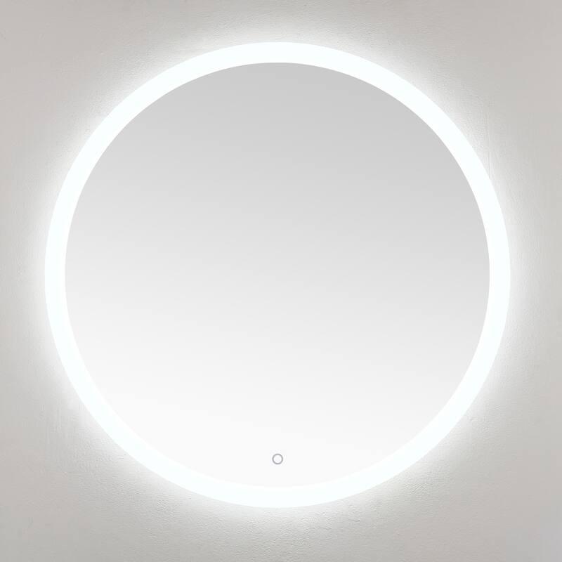 SAFAVIEH Tamisha 36" Led Vanity Mirror - Silver / White - 36Wx1Dx36H