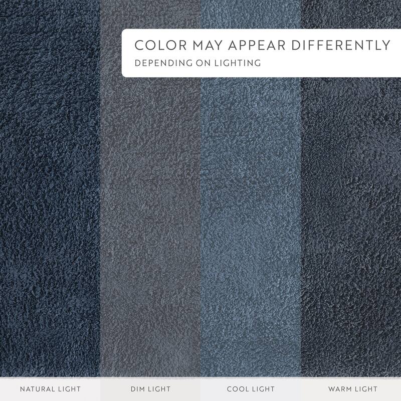 Becky Cameron 100% Cotton Reversible Solid Bath Mat