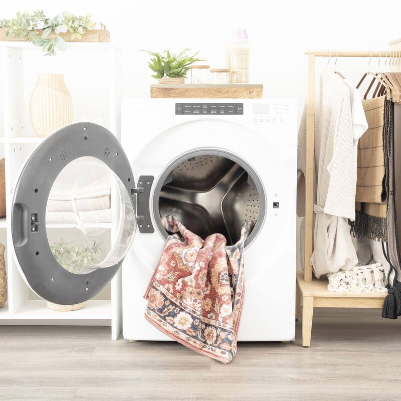 Smart Wash Ambient Glam Oriental Indoor Polyester Area Rug