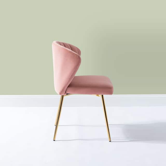Milia Upholstered Premium Velvet Dining Chair (Set of 2)