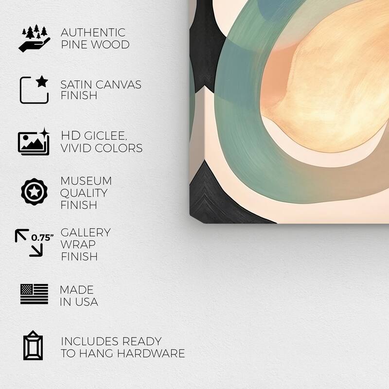 Wynwood Studio Canvas Abstract Medusa Glam Gold and Metallic Gold Modern & Contemporary Wall Art Canvas Print