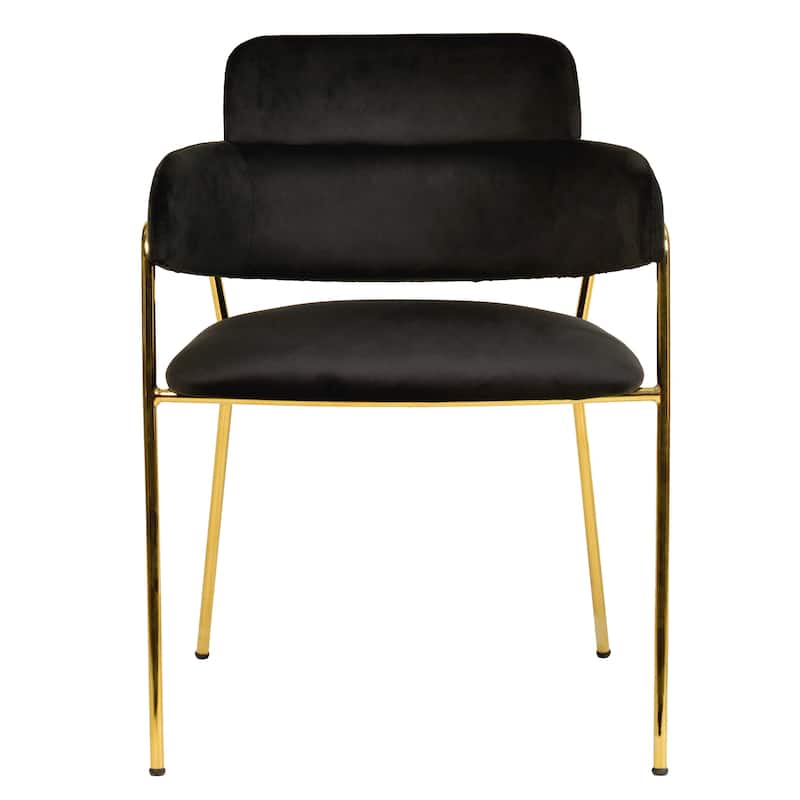 LeisureMod Axis Set of 4 Mid-Century Modern Dining Chair, Elegant Accent Side Chair for Home Office & Kitchen