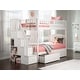 preview thumbnail 6 of 6, Westbrook Twin over Twin Staircase Bunk Bed with 2 Storage Drawers in White