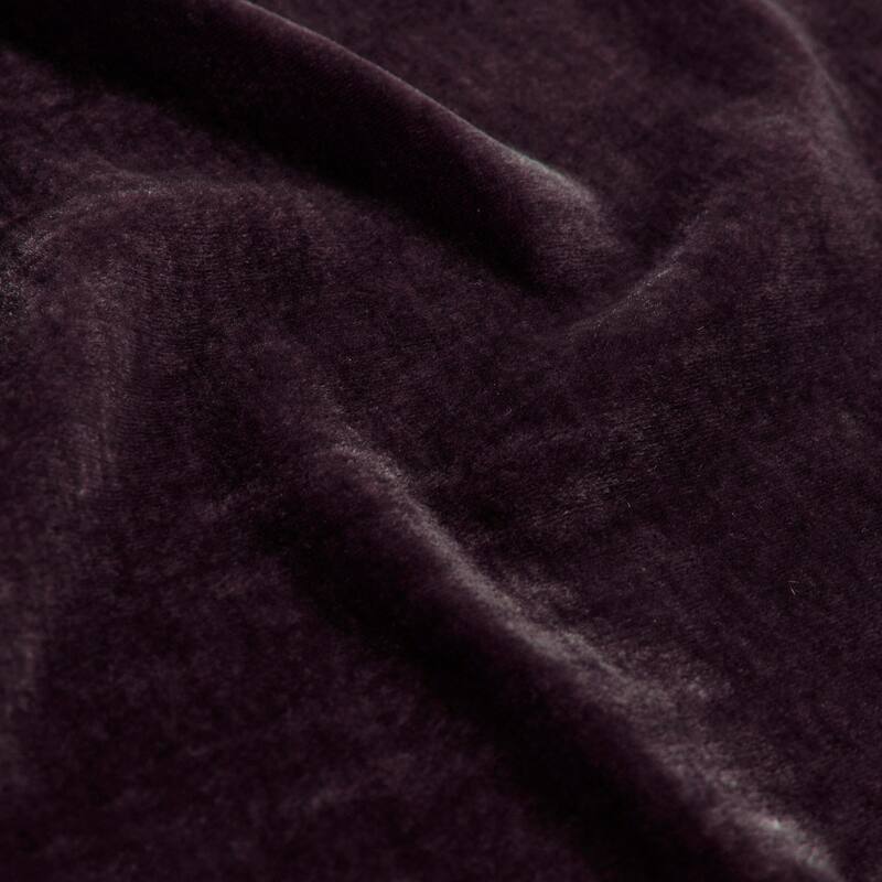 HiEnd Accents Stella Faux Silk Velvet Romantic Western 27x39 inch Flanged Dutch Euro Pillow