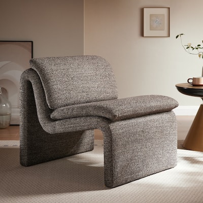 Greer Boucle Fabric Upholstered Accent Armchair