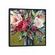 preview thumbnail 1 of 13, iCanvas "In love" by Tatyana Yabloed Framed Canvas Print Black - 18x18