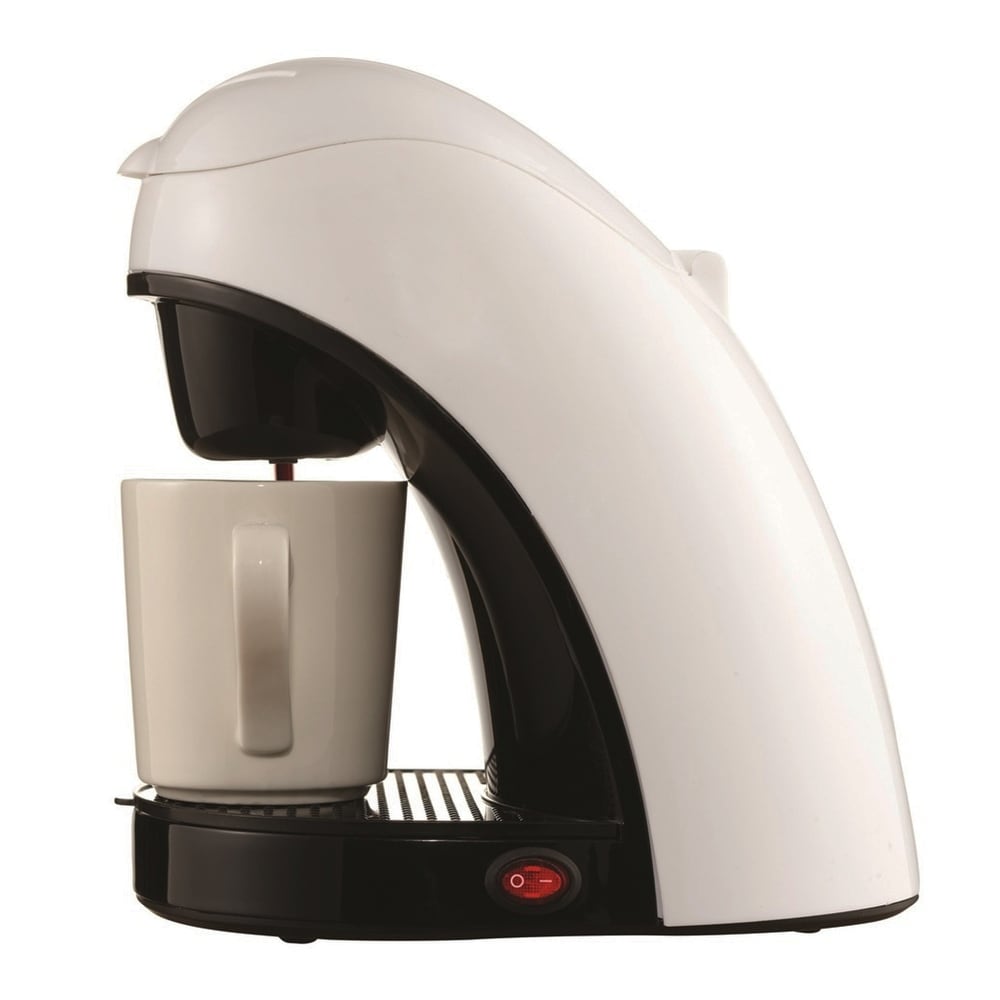 Brentwood TS 219W 10 Cup Digital Coffee Maker White Programmable
