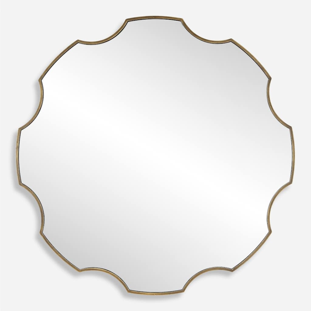 Uttermost Gearing Up Bronze Mirror - 39.375'' H X 39.375'' W X 2'' D