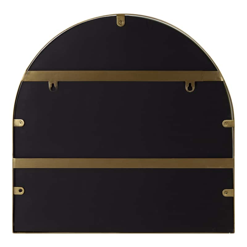 Kate and Laurel Peyson Framed Arch Mirror with Shelf
