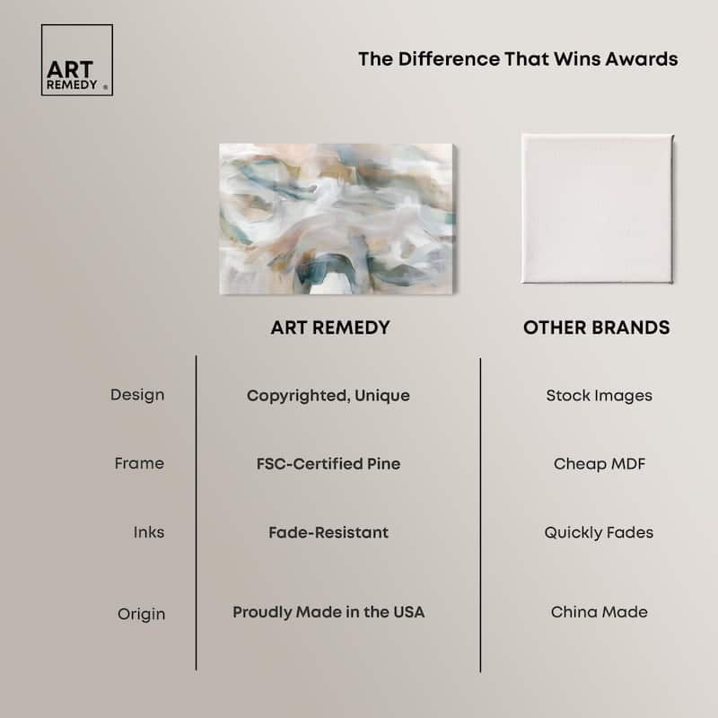 Whispering Colors IV Canvas by Art Remedy, Gallery Wrapped