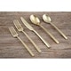 preview thumbnail 5 of 4, Cambridge Beacon Gold Mirror 20-Piece Flatware Set