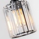preview thumbnail 3 of 8, Starsky 5-Light 32in. Modern Crystal Linear Chandelier Cluster Cylinder Glass Kitchen Island Light