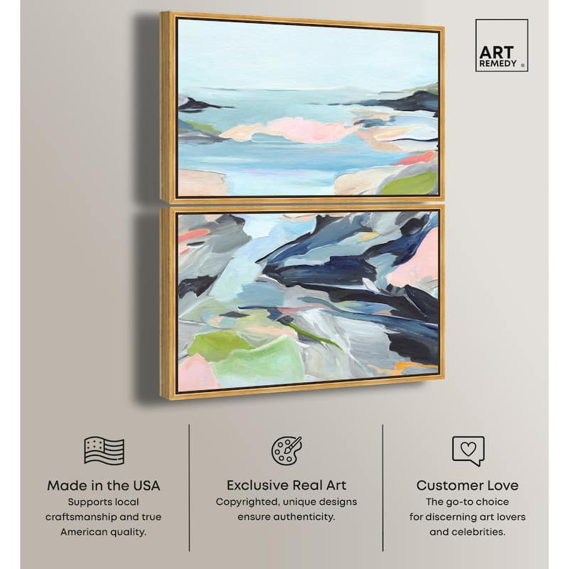 Between Seasons II Canvas Set of 2 by Art Remedy