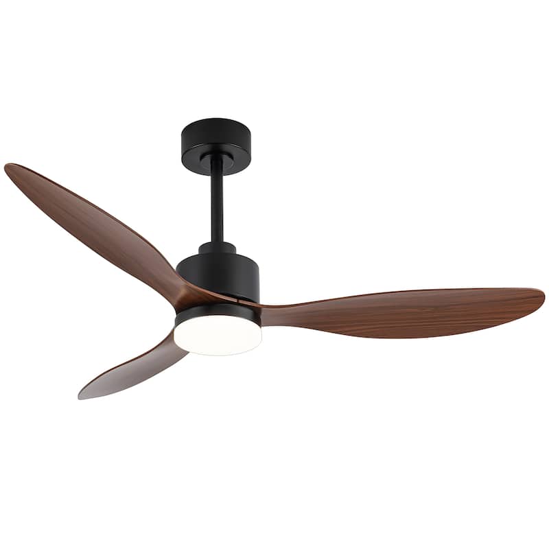 52 Inch LED Ceiling Fan with Lights and Remote-3-Blade