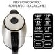 preview thumbnail 3 of 10, Kenmore 1.7L Cordless Electric Tea Kettle with 6 Temperature Pre-Sets