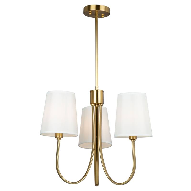 Artcraft Rhythm - Chandelier - 3-Light - Brushed Gold