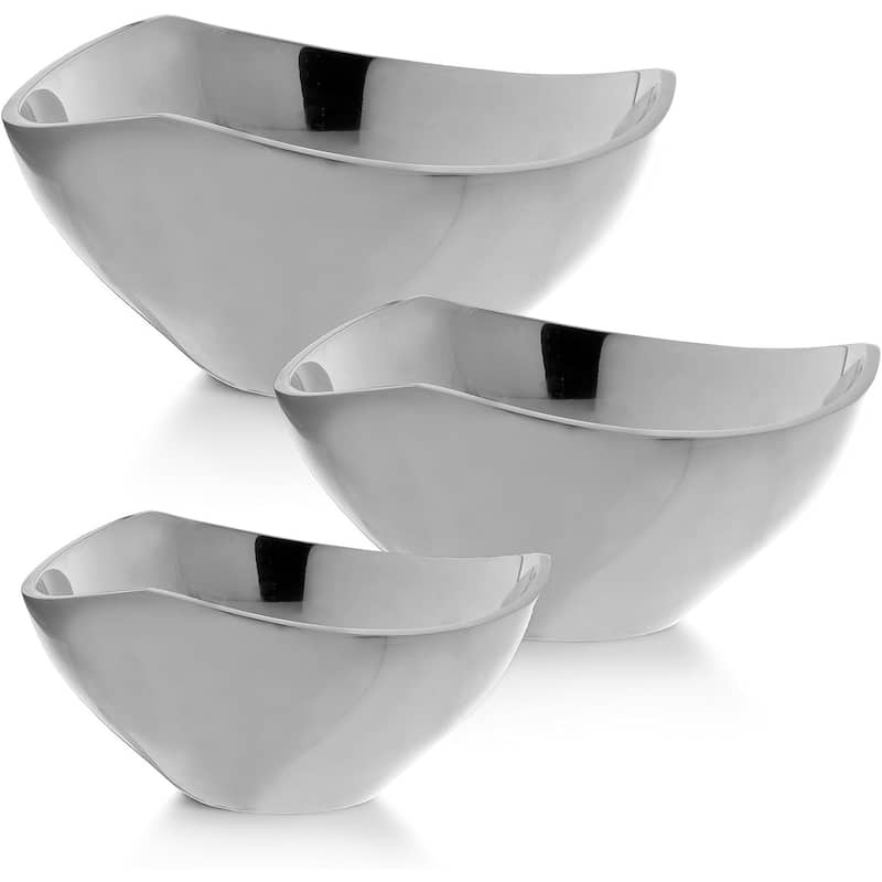 Nambe Tri Corner Bowl Silver