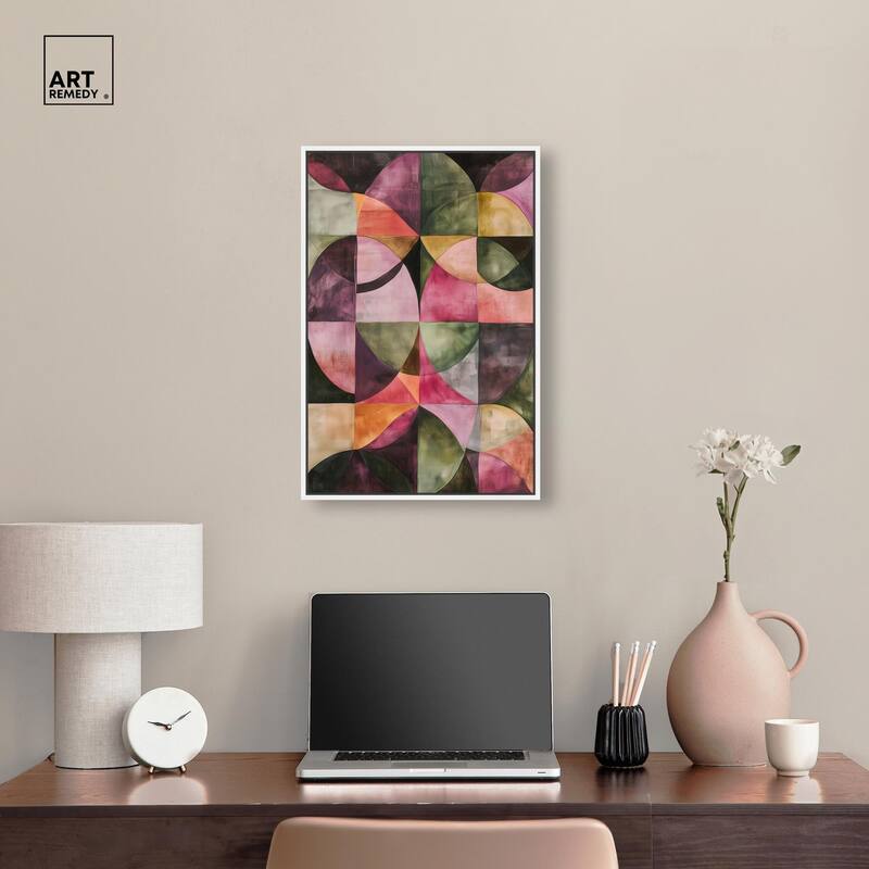 Tessellated Arcs Canvas by Art Remedy