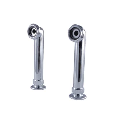 Kingston Brass 6" Riser with 1/2" NPS Connections for Leg Tub Fillers