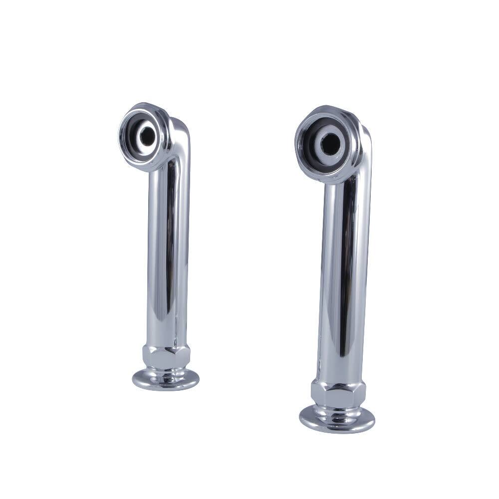 Kingston Brass 6" Riser with 1/2" NPS Connections for Leg Tub Fillers