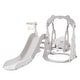 preview thumbnail 15 of 25, Toddler Slide and Swing Set 3 in 1, Kids Playground Climber Swing Playset with Basketball Hoops Freestanding