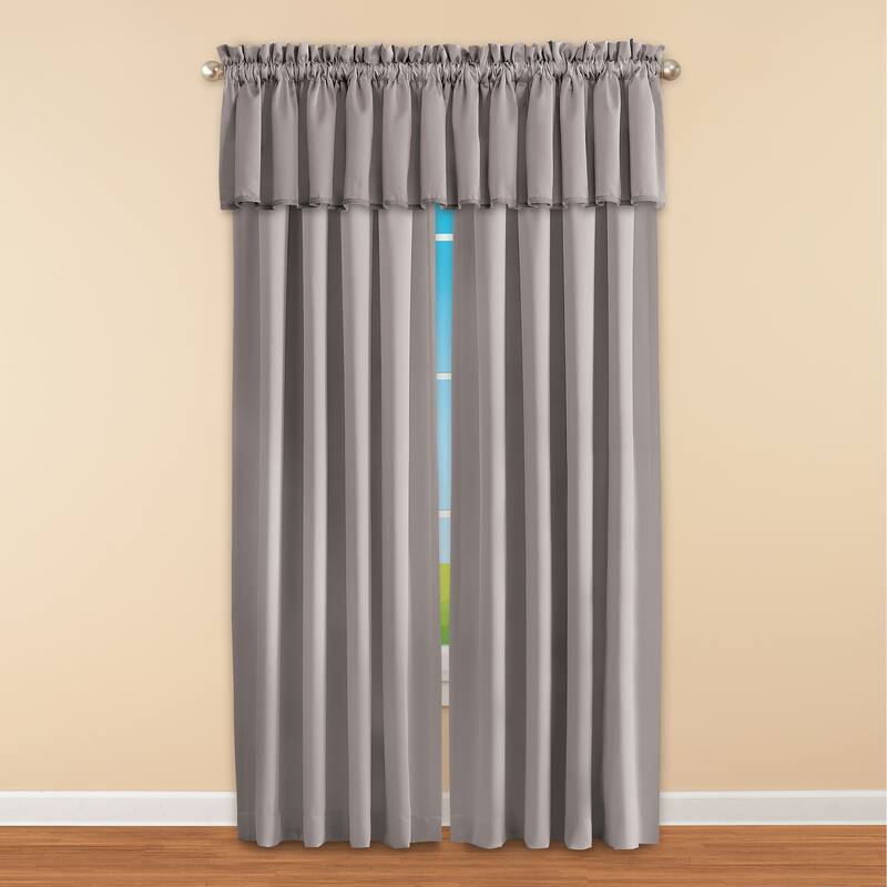Madison Room-Darkening Solid Color Window Valance - 54" x 18"