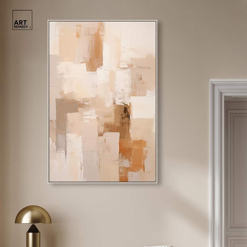 Sandstone Hush Canvas by Art Remedy