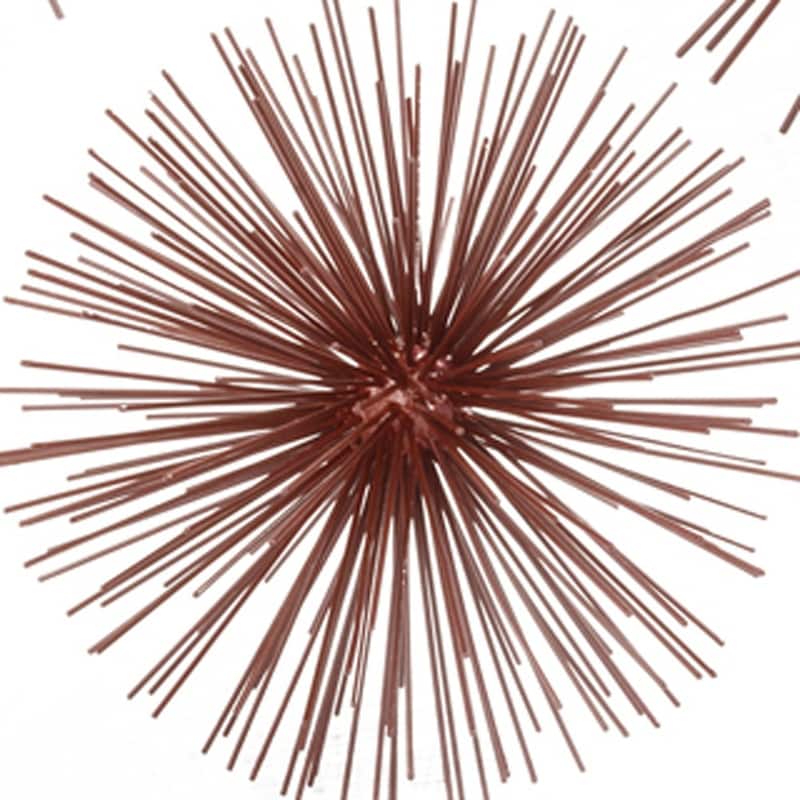 10" x 10" x 10" Red Large Spiked Sphere