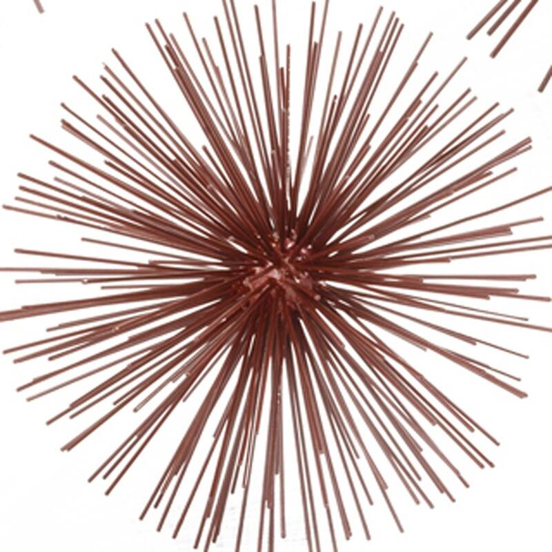 10" x 10" x 10" Red Large Spiked Sphere