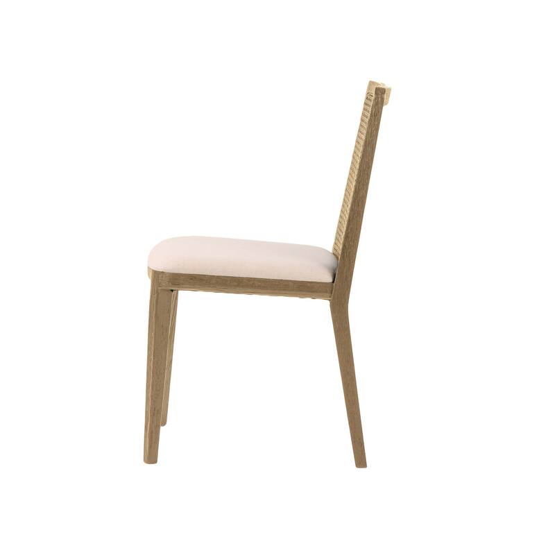 Benji Upholstered Ash Dining Chair (Set of 2)