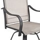 preview thumbnail 8 of 20, Patio Festival 3-Piece Outdoor Metal Bar Height Swivel Bistro Set
