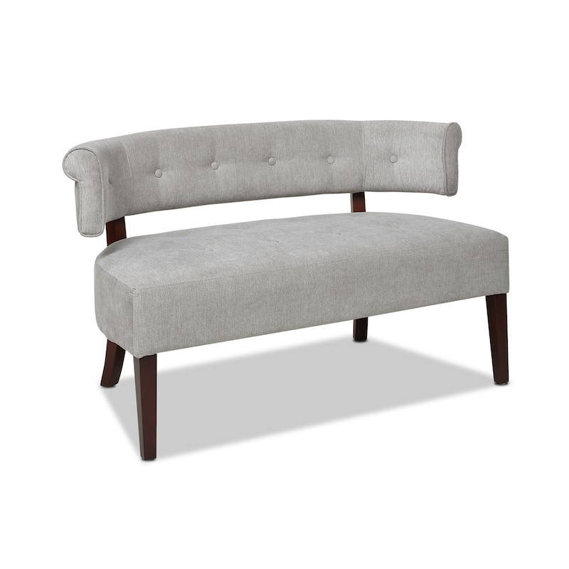 Jared Roll Arm Tufted Bench Settee