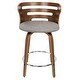 preview thumbnail 5 of 26, Carson Carrington Cranagh Mid-century Modern Upholstered Counter Stools (Set of 2) - N/A