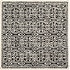preview thumbnail 32 of 121, SAFAVIEH Handmade Cambridge Myrtis Moroccan Wool Rug 10' x 10' Square - Black/Ivory