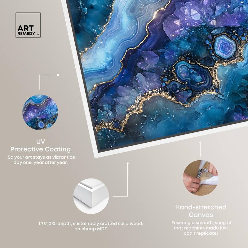 Galactic Geode II Canvas by Art Remedy