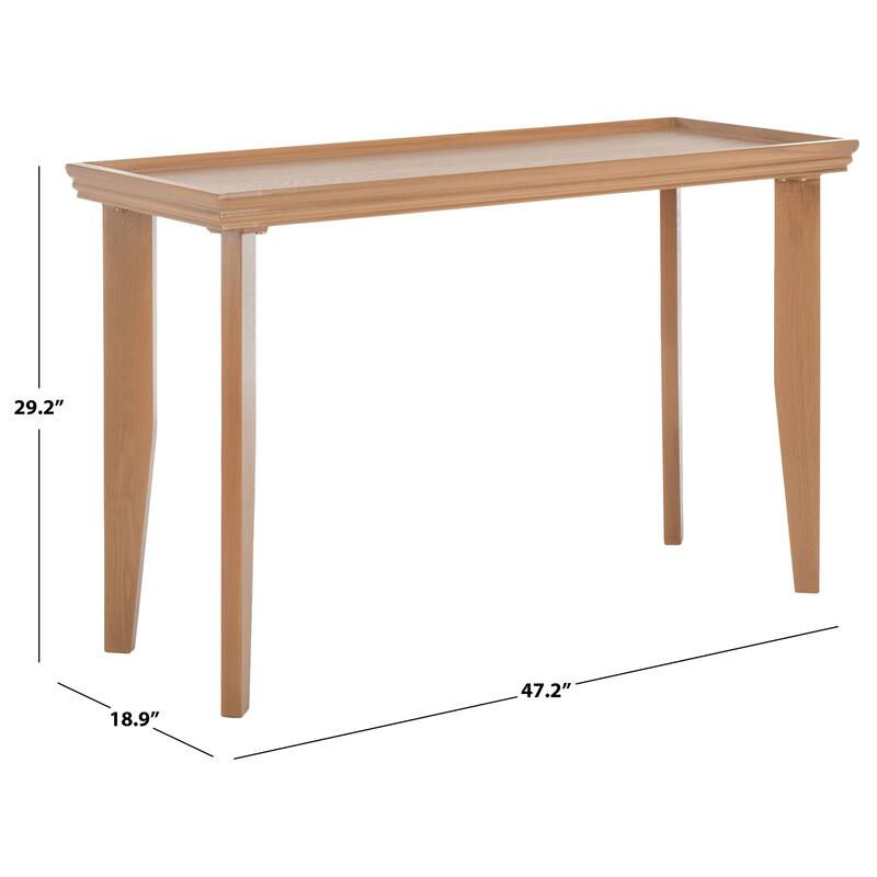 SAFAVIEH Hledis Console Table - 47Wx19Dx29H - Sand