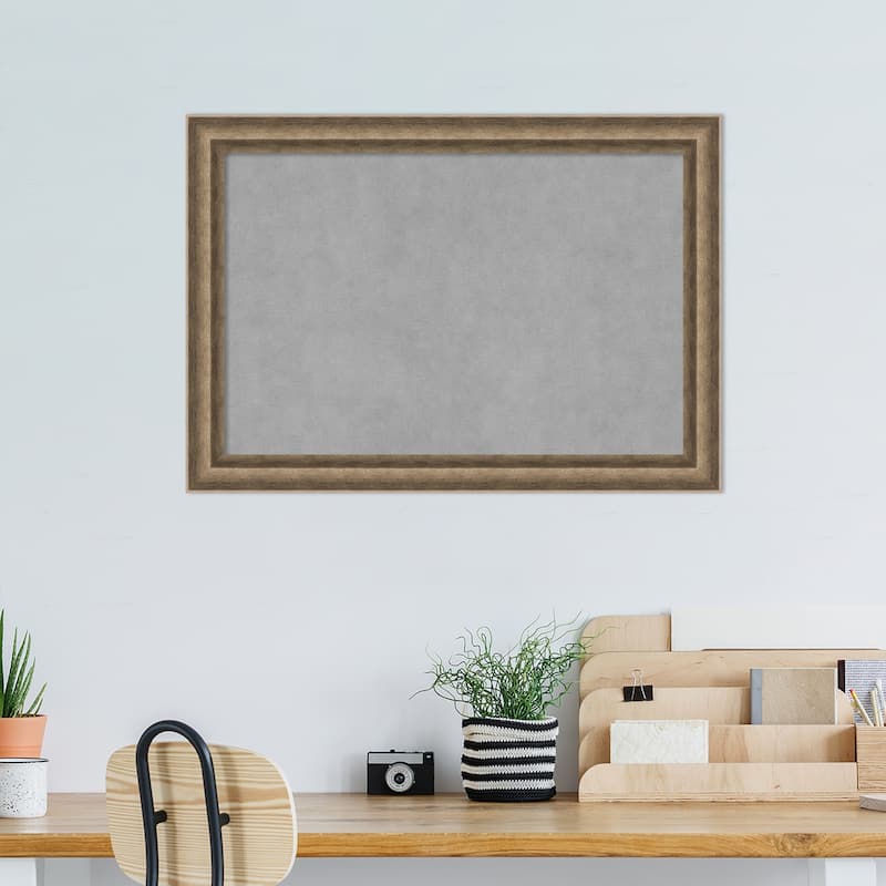 Amanti Art Angled Bronze Framed Magnetic Board
