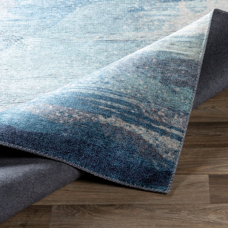 Livabliss Lorraine Abstract Watercolor Area Rug