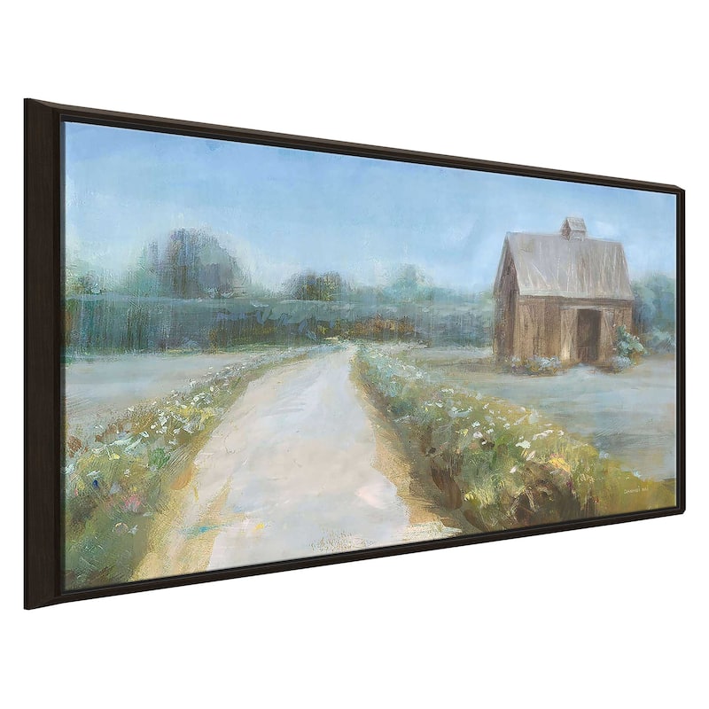 "Road to the Fields" Print on Floating Canvas