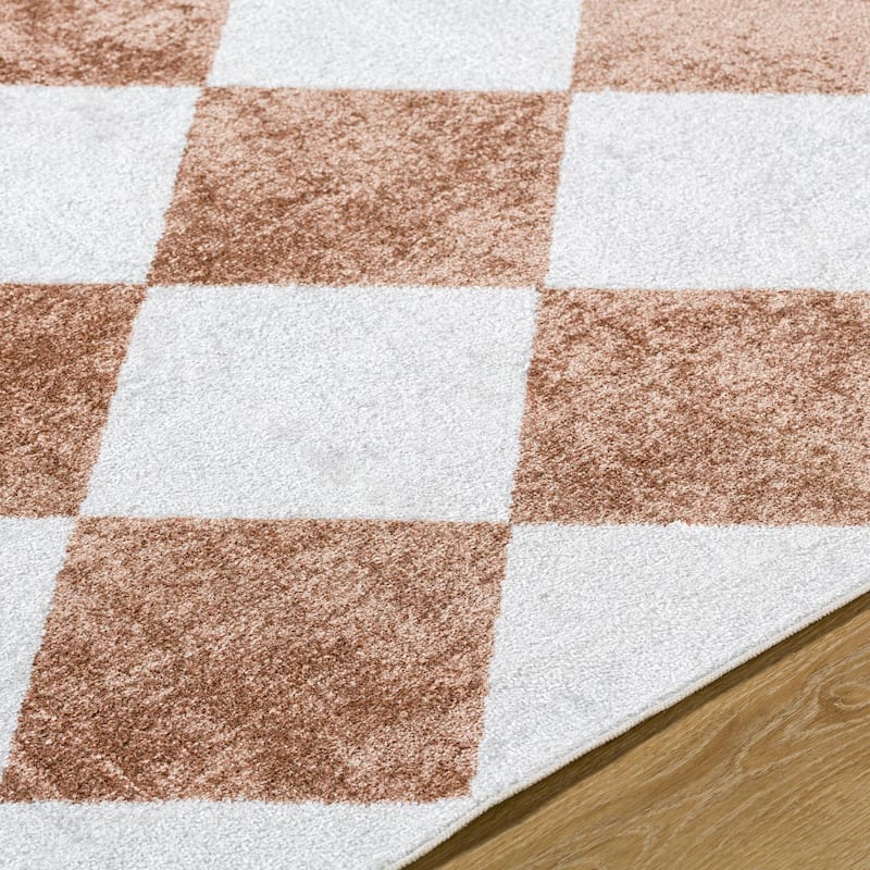 Livabliss Lillian Modern & Contemporary Checkered Indoor/Outdoor Area Rug