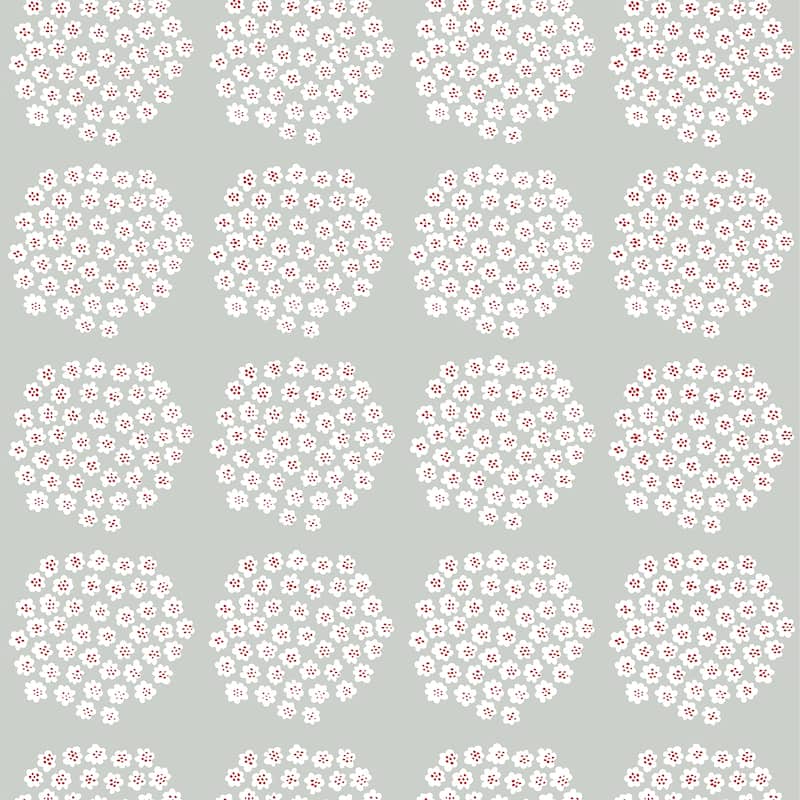 Marimekko Grey Puketti Peel & Stick Wallpaper