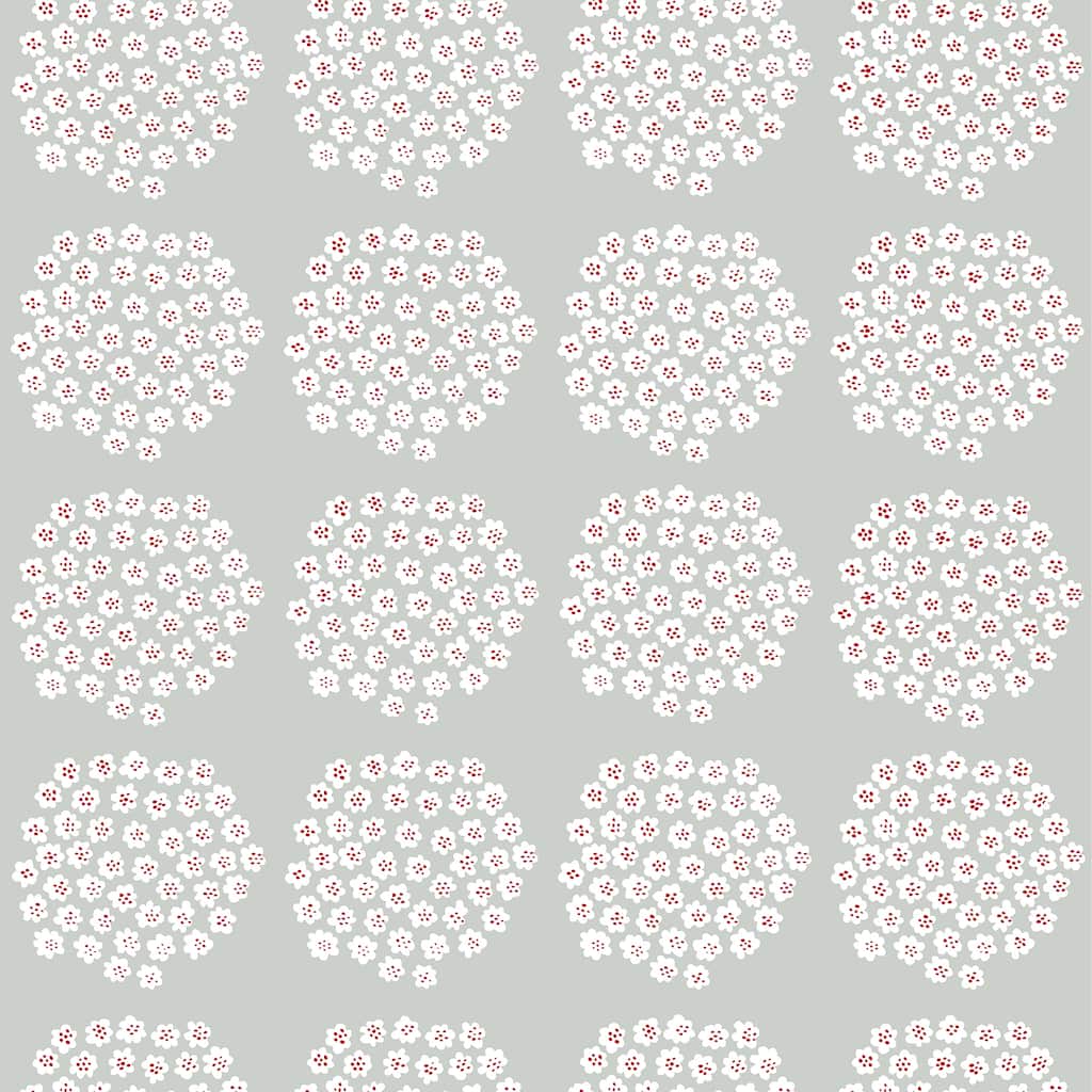 Marimekko Grey Puketti Peel & Stick Wallpaper
