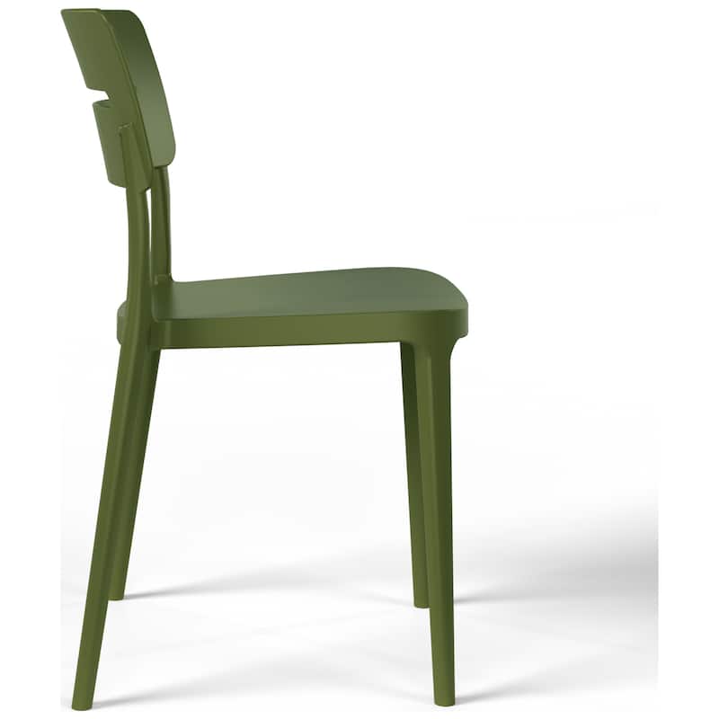 Frond and Form 4-Person Outdoor Square Dining Set