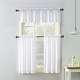 preview thumbnail 6 of 66, No. 918 Martine Microfiber Semi-Sheer Rod Pocket Kitchen Curtain Valance and Tiers Set