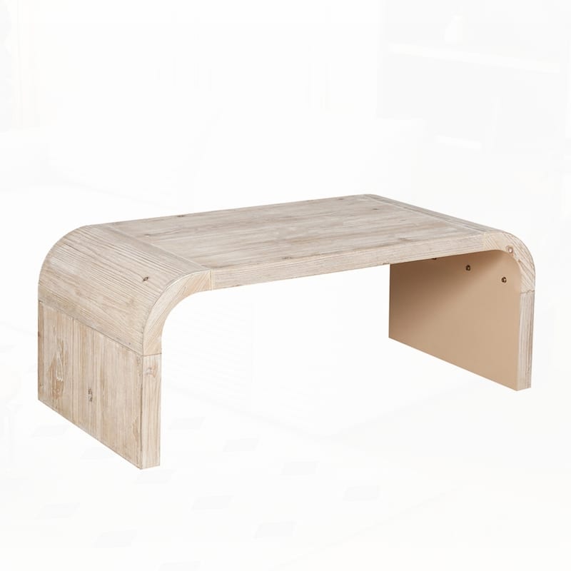 Curved Art Deco Design Vintage Crafts Coffee Table